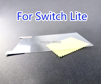 200vnt Apsauginė plėvelė su valymo šluoste Nintend Switch Lite Pet Film HD apsauginis ekranas NS jungikliui lite