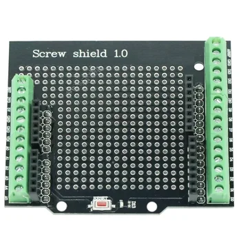 1PCS Proto sraigtinis skydas Arduino atvirojo kodo atstatymo mygtukui D13 LED