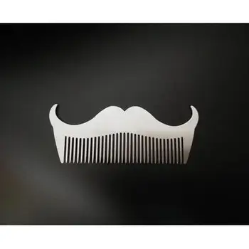 1Pc Nerūdijančio plieno barzdos formavimo įrankis Beard Bro Sex Man Gentleman Beard Trim Šablonas Plaukų kirpimo modeliavimo įrankiai